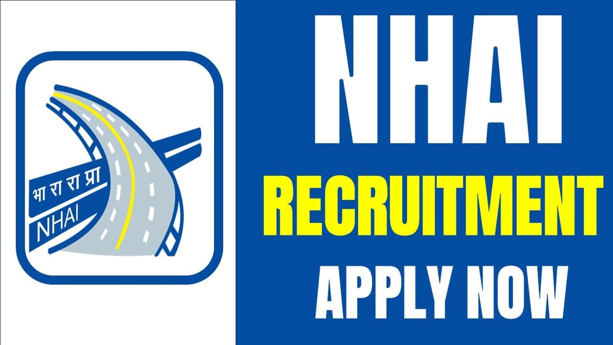 NHAI Recruitment 2024: Check Post Remuneration Qualification and Other Vital Details