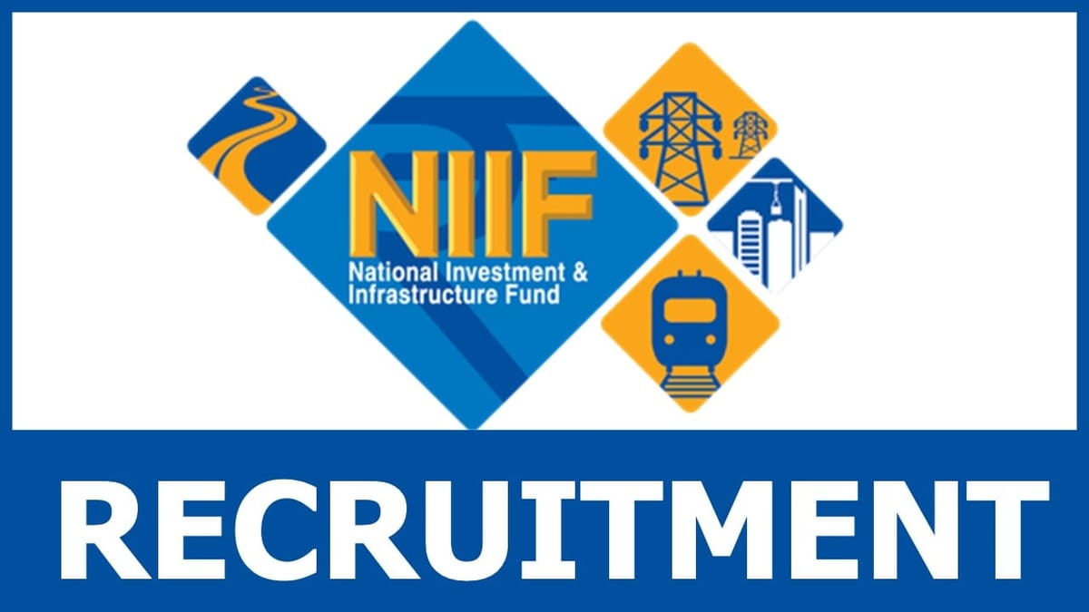 NIIF Recruitment 2024: New Job Opening Out, Check Out Post Details and Apply Now