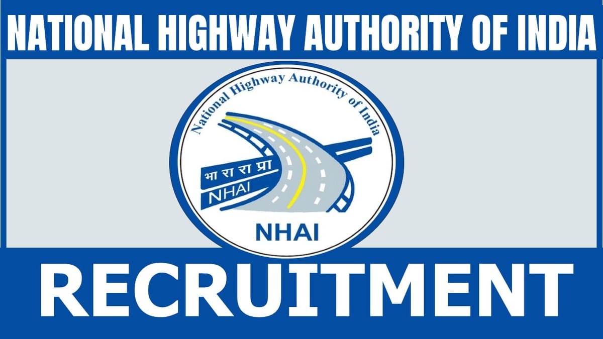 National Highways Authority of India Recruitment 2024: Check Post, Salary, Age, Qualification and Apply Now