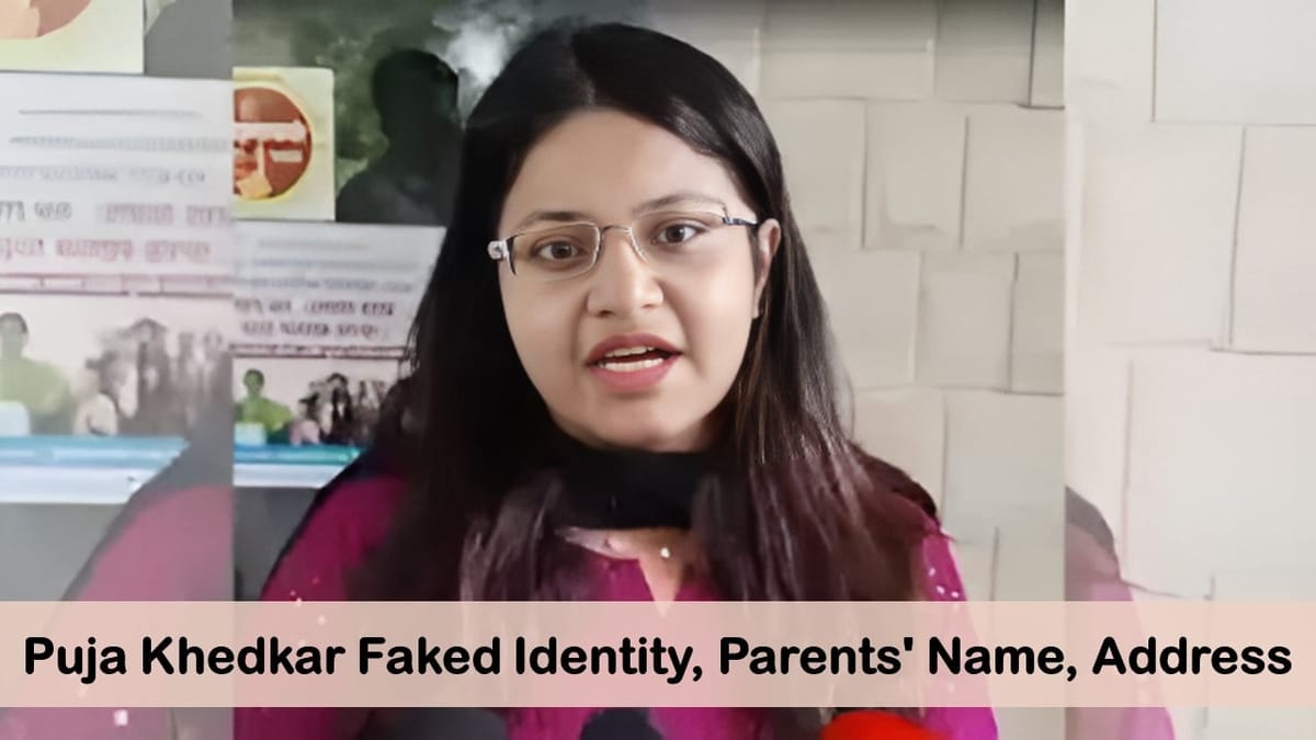 Puja Khedkar Faked Identity, Parents’ Name, Address, Action Initiated Against Her Says UPSC