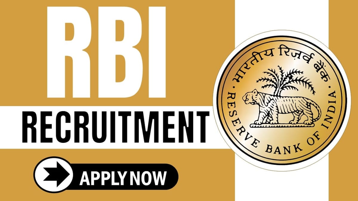 RBI Recruitment 2024: Salary Up to Rs.1000 Per Hour Check Out Post Details Here