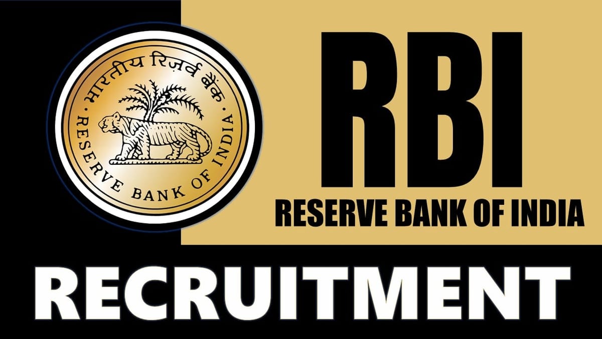 RBI Recruitment 2024: Check Post, Salary, Qualification, Tenure and Procedure to Apply