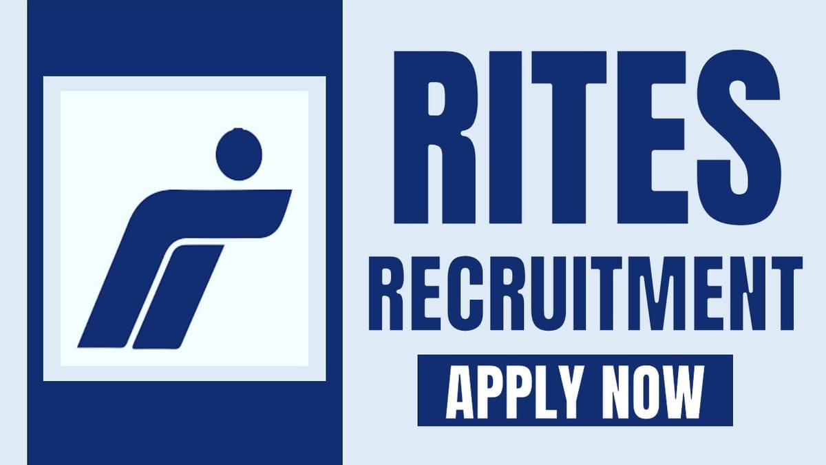 RITES Recruitment 2024: Check Position Salary Age Qualification and Procedure to Apply