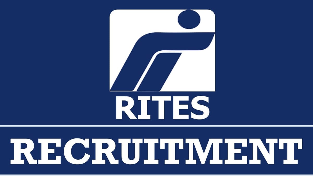 RITES Recruitment 2024: Check Post Salary Eligibility Criteria and Procedure to Apply