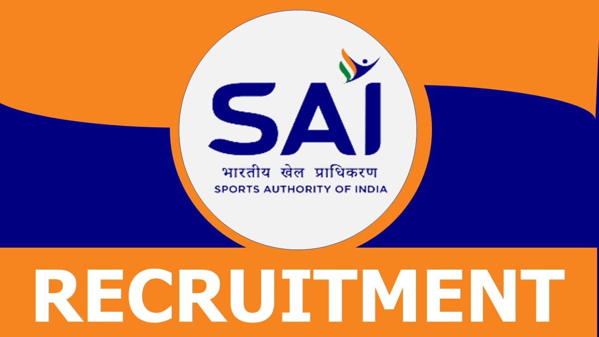 Sports Authority of India Recruitment 2024: Check Post, Salary, Age, Qualification and Other Vital Information