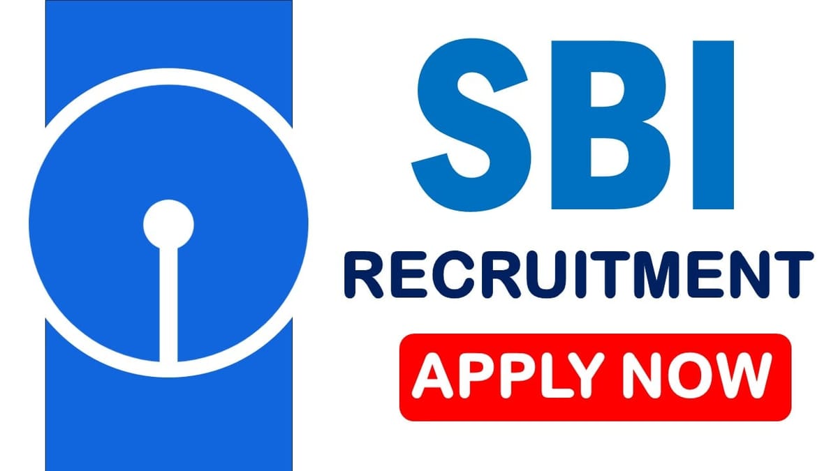 SBI Recruitment 2024: New Notification Out for Various Vacancies, Check Posts Salary Qualification How to Apply