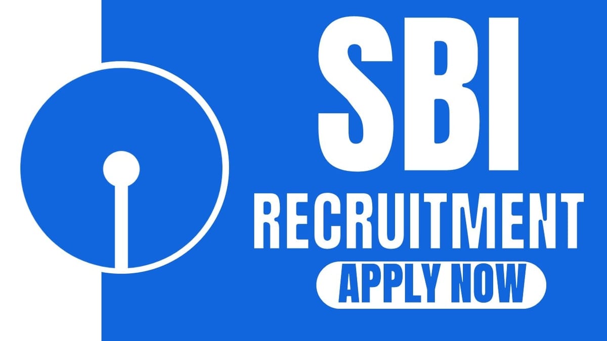 SBI Recruitment 2024: Salary Up to 34.50 Lakhs Per Annum Check Post Qualification and Other Details