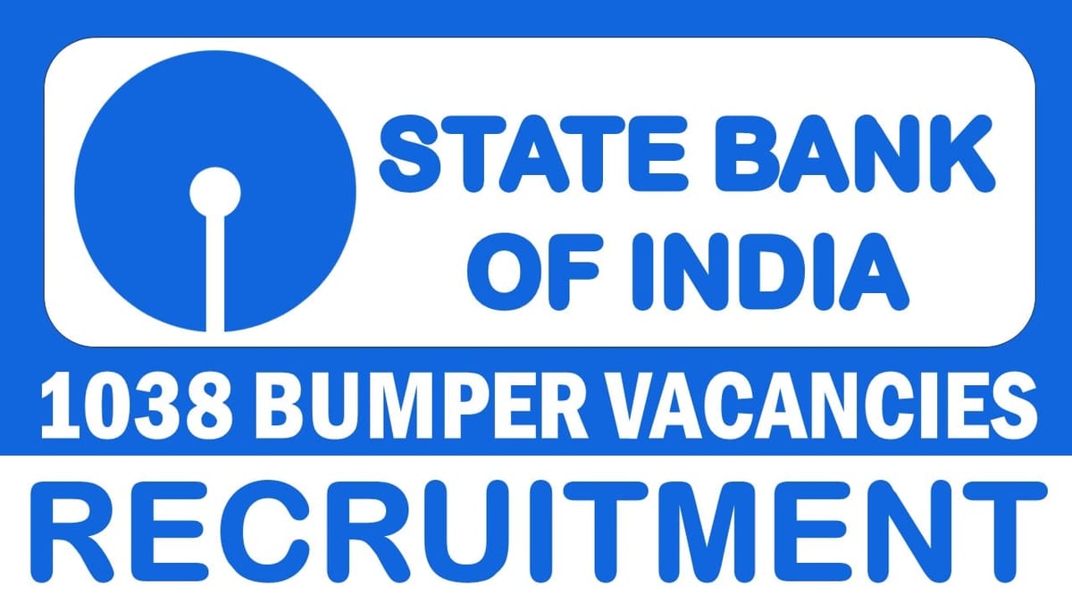 State Bank of India Recruitment 2024: Notification Out for 1000+ Vacancies Check Post Salary Package Apply Fast
