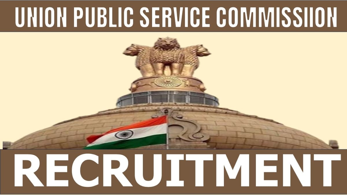 Union Public Service Commission Recruitment 2024: Monthly Salary Up to 81100 Check Out Post Details Here
