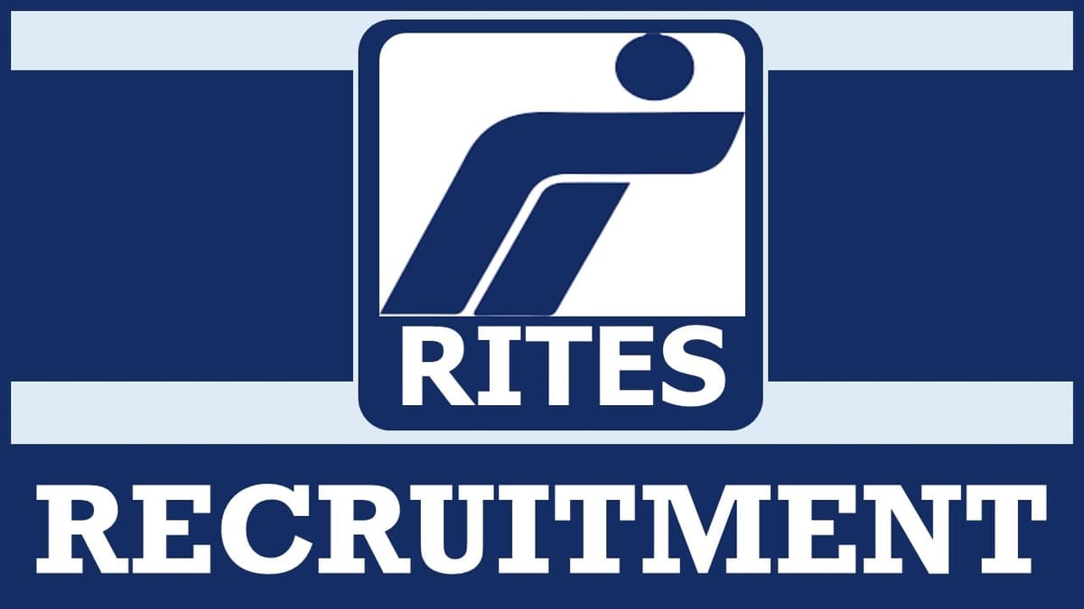 RITES Recruitment 2024: Check Post, Salary, Selection Process and Other Vital Details