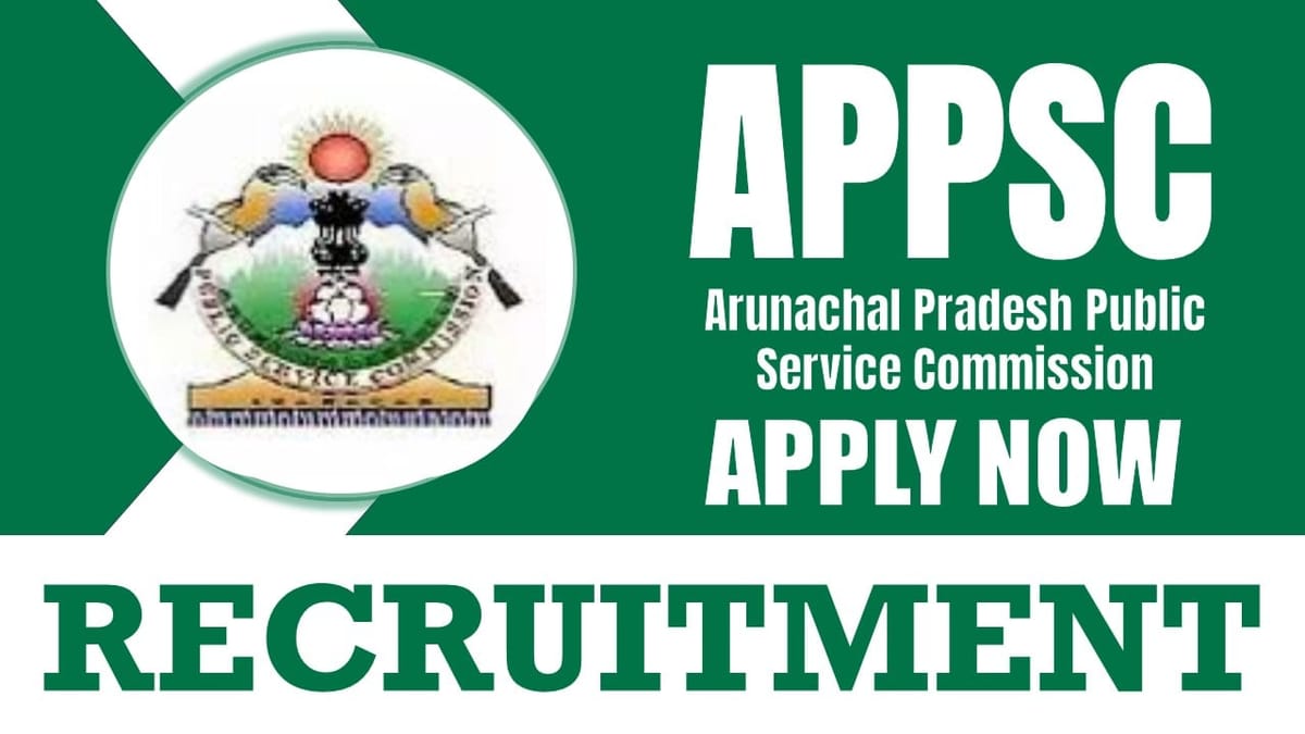 APPSC Recruitment 2024: Monthly Salary Up to 177500; Check Application Date and Other Details