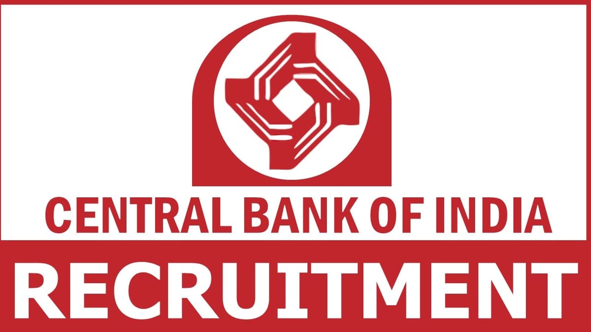 Central Bank of India Recruitment 2024: Check Post Qualification Salary and How to Apply