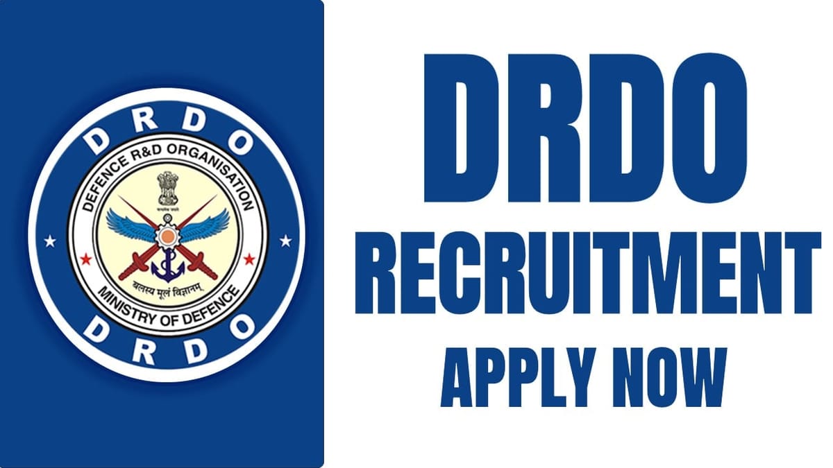 DRDO Recruitment 2024: Application Open for JRF; Walk-In Interview on 25 September