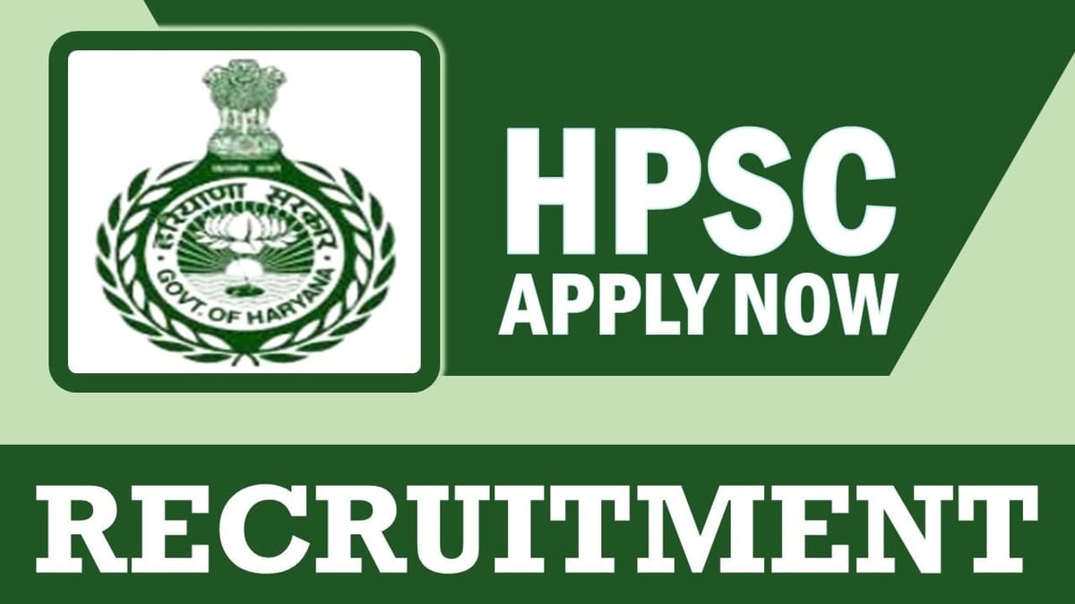 Haryana Public Service Commission Recruitment 2024: चेक पोस्ट सैलरीऔर आयु योग्यता और अन्य महत्वपूर्ण विवरण