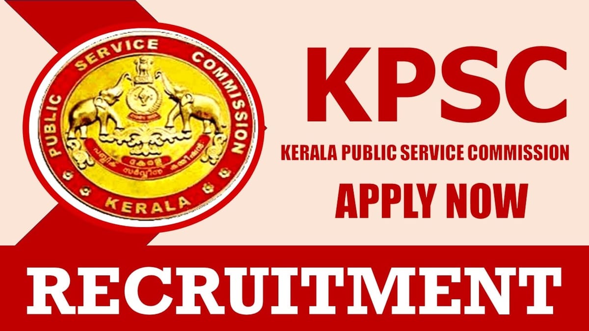 KPSC Recruitment 2024: Notification Out for Job Vacancy Check Post Salary and Other Details