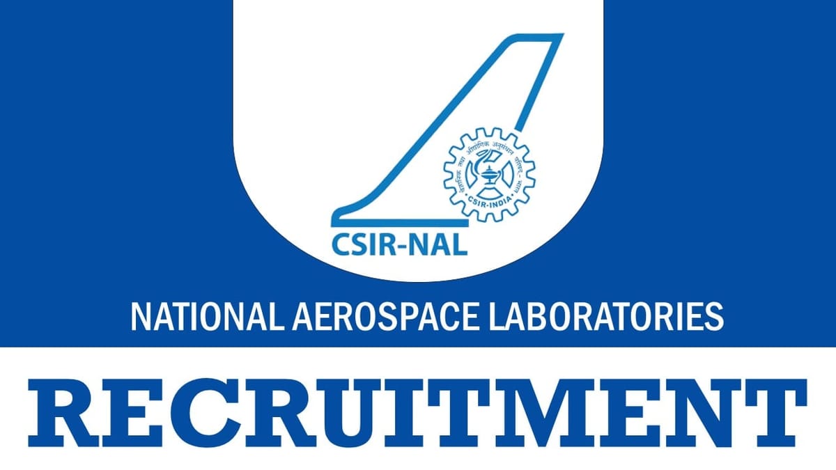 NAL Recruitment 2024: Application Closes on 30 August; Apply Now