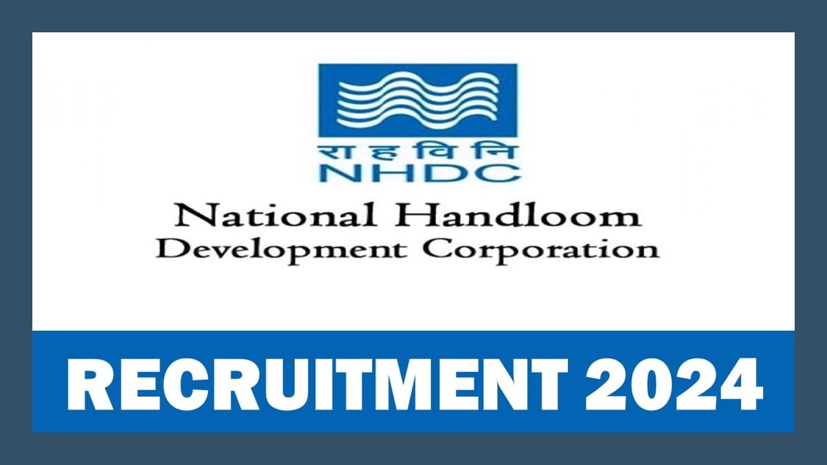 NHDC Recruitment 2024: Online Application Already Started, Apply Before Due Date