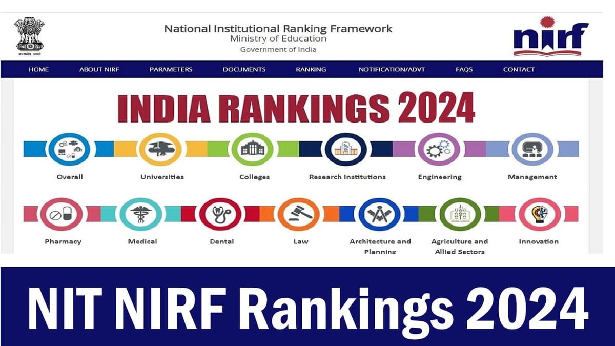 NIT NIRF Ranking 2024: Here is the list of Top National Institute of Technology for last Three Years