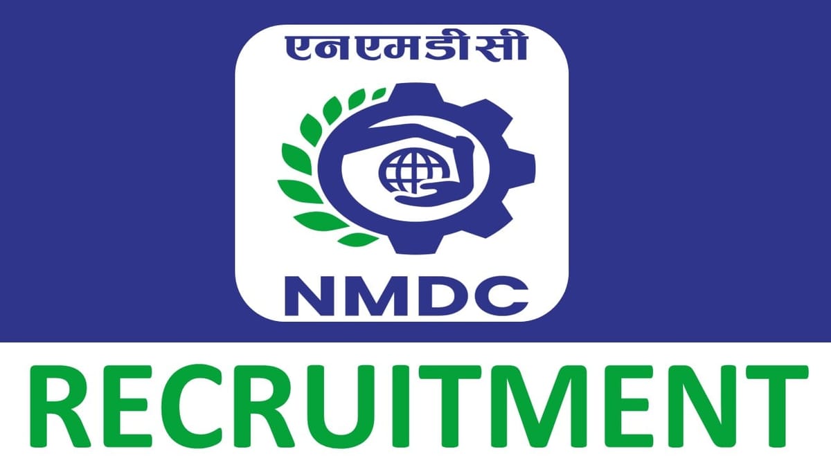 NMDC Recruitment 2024: Monthly Salary Up To 370000, Apply Fast