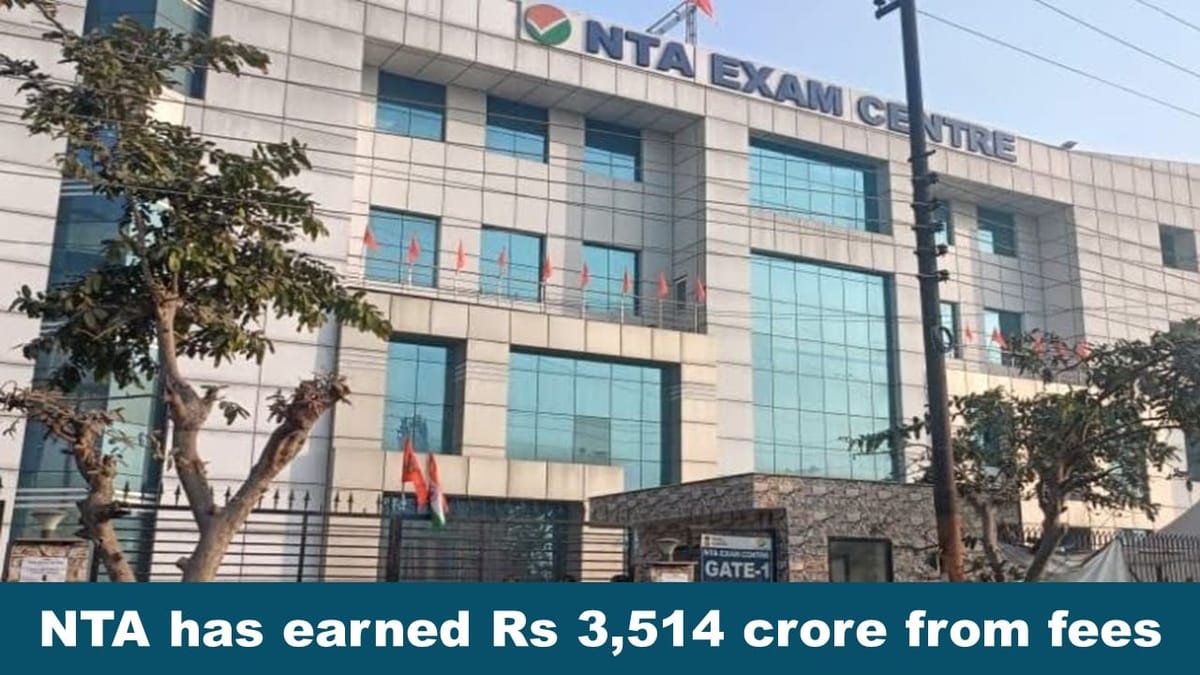 NTA Generated Rs. 3514 Crore from Examination Fees; Income Increased 78% After CUET