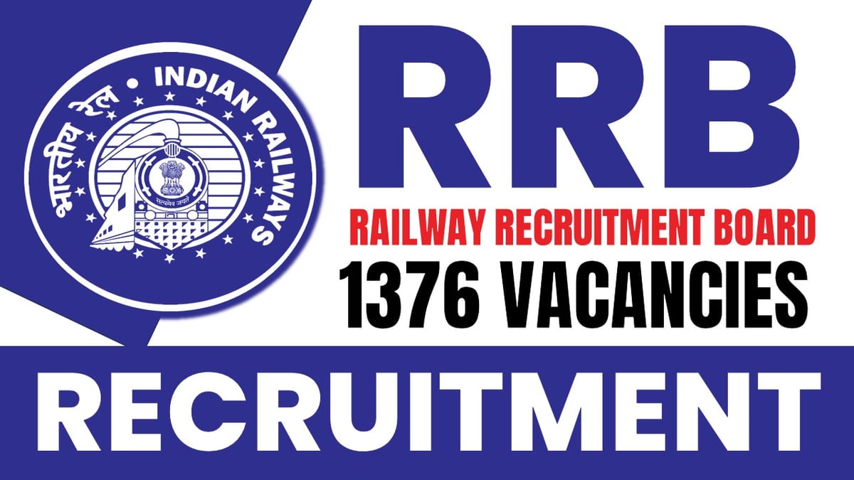 RRB Recruitment 2024 Notification Out for Bumper Vacancies, Check Age