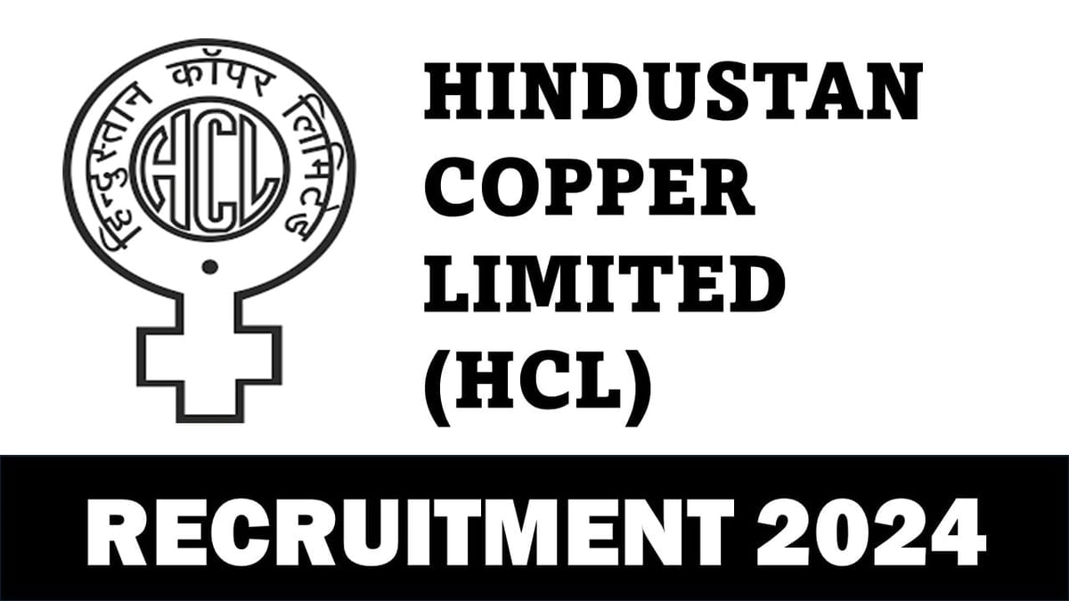 Hindustan Copper Recruitment 2024: Application Open For Mining Mate Grade-I Post, Apply Online