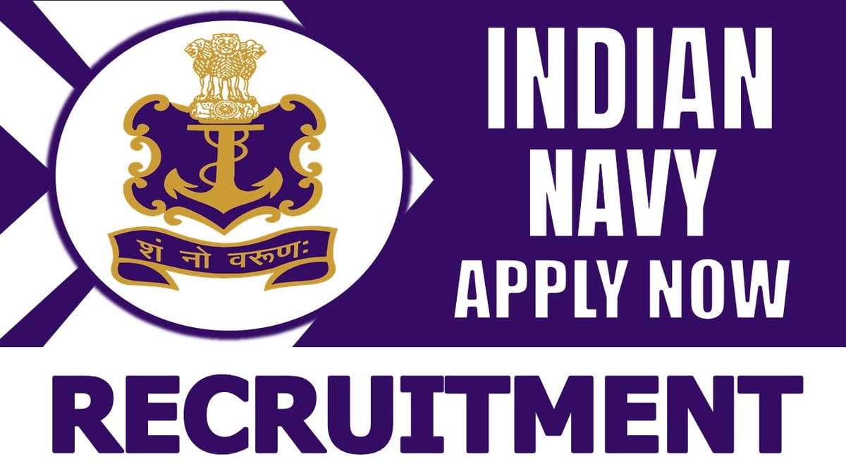 Indian Navy Recruitment 2024: Check Post Salary Age Qualification and Procedure to Apply