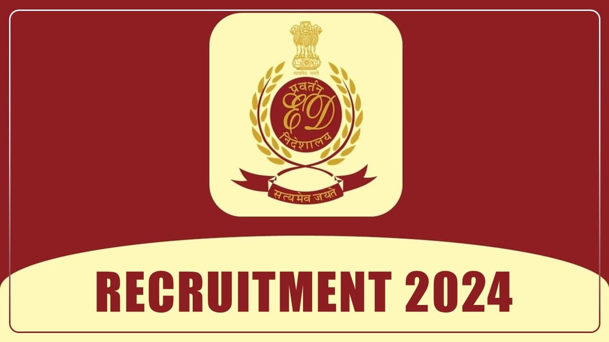 Govt Job Alert: Revenue dept issues notice for ED Vacancies