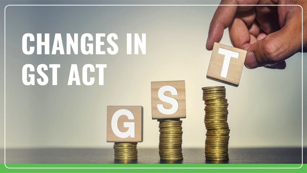 Key Changes in GST Returns w.e.f 1st September 2024