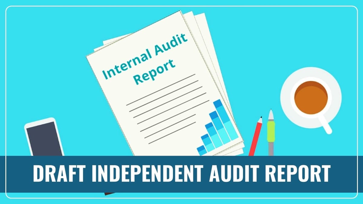 Draft Independent Audit Report for FY 2023-24