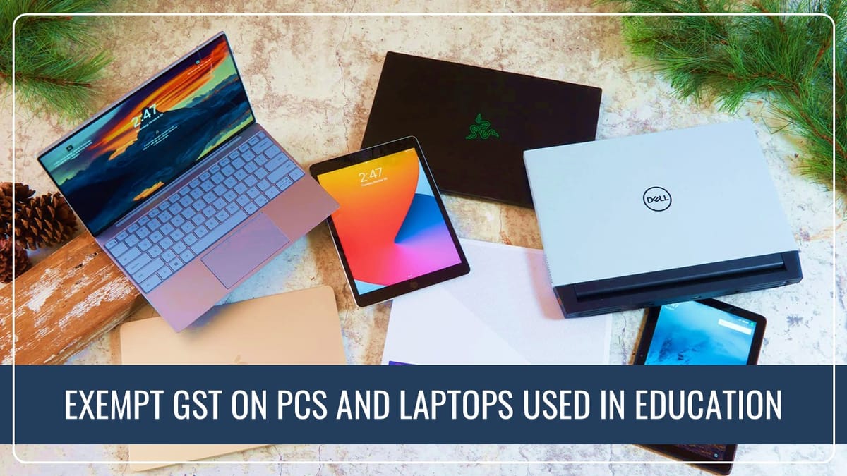 Lenovo India MD Supports Reduction in GST Imposed on PCs and Laptops for Students