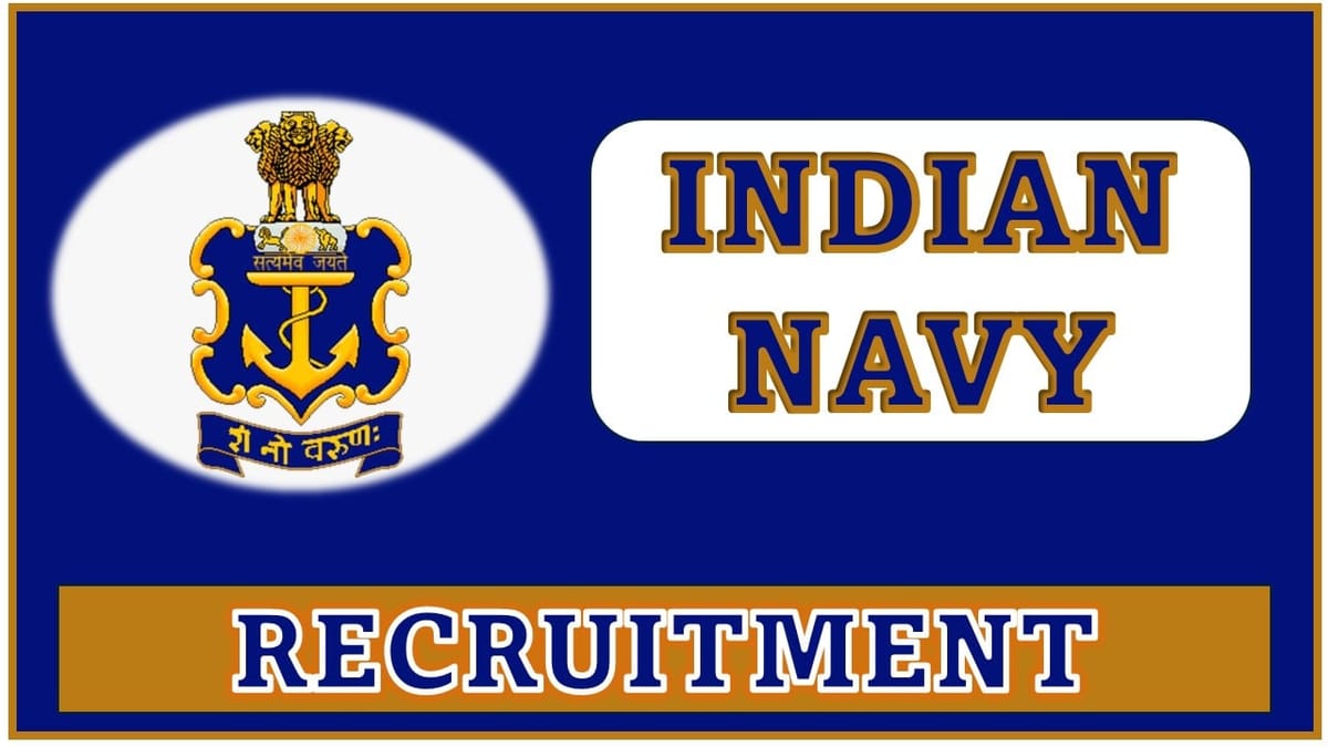 Indian Navy Recruitment 2024: Apply For Sailors SSR (Medical Assistant) Post, Registration Open Today