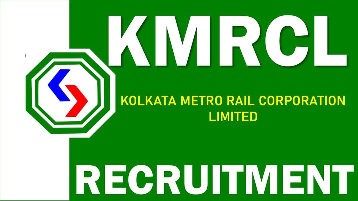 KMRCL Recruitment 2024: Application Open For Manager Post, Apply Fast