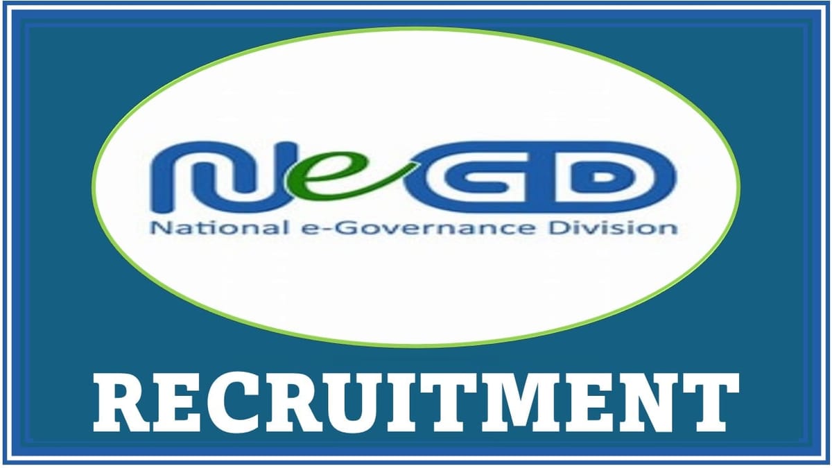 NeGD Recruitment 2024: Registration Process Started, Apply Before Due Date