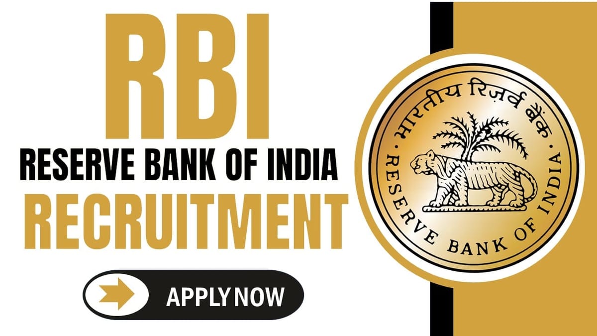 Reserve Bank of India Recruitment 2024: Application Open For Bank’s Medical Consultant Post, Apply Fast