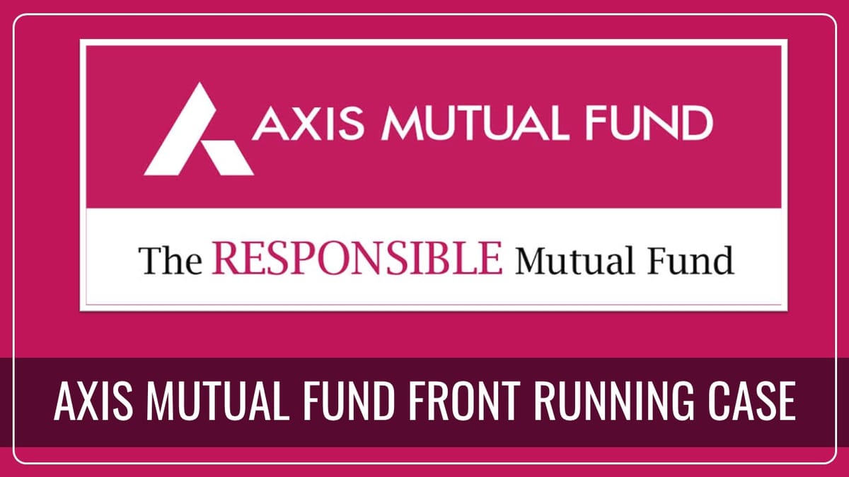 ED conducts raid on Ex-Fund Manager Viresh Joshi in Axis Mutual Fund Front Running Case