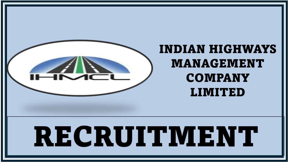 IHMCL Recruitment 2024: Registration Open For Chief Executive Officer Post, Apply Now