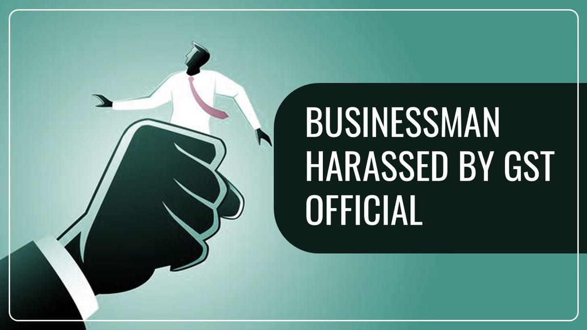 Businessman went naked and sits on Dharna amid harassment by GST Official over Arbitrary Tax worth Rs.85 lakhs