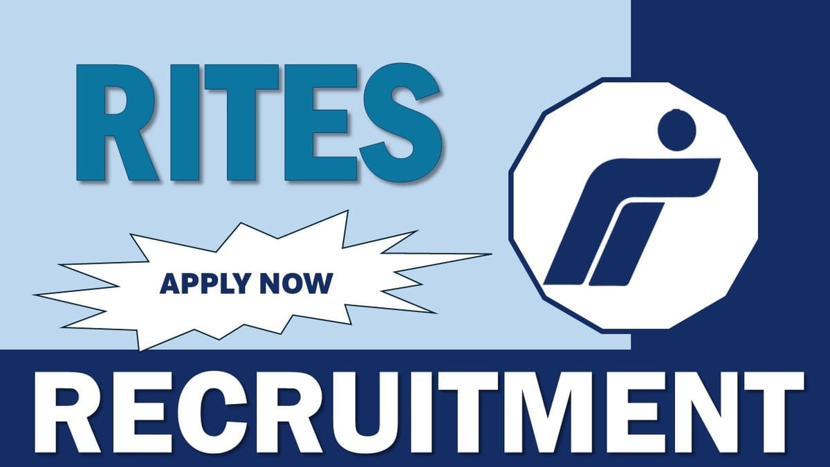 RITES Recruitment 2024: Registration Open For Consultant Post, Salary Up To Rs. 70000 Per Month