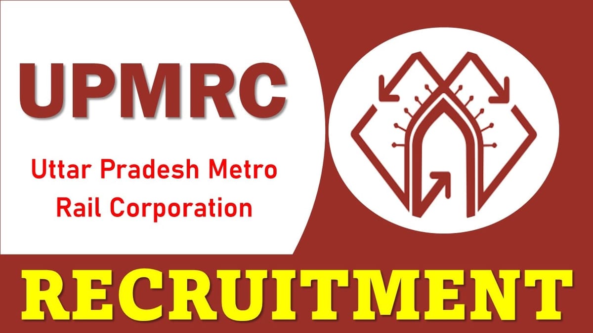 UPMRC Recruitment 2024: Registration Open For Senior System Analyst Post, Salary Up To Rs. 89600