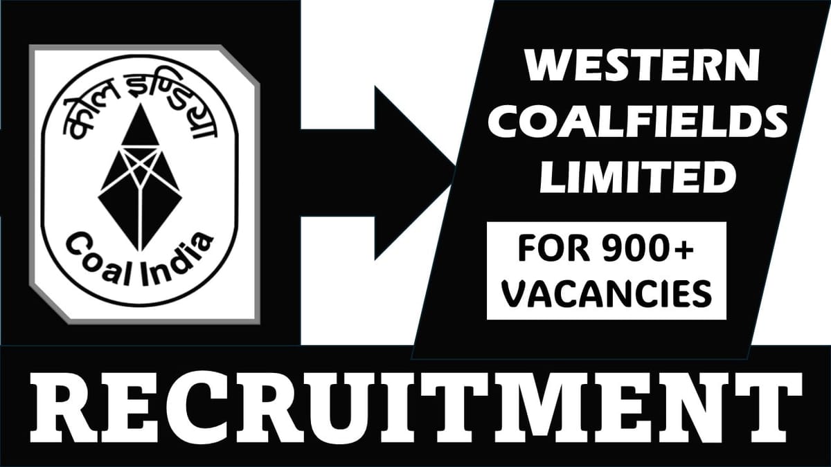 WCL Recruitment 2024: Apply Online For 902 ITI Trade Apprentice and Fresher Trade