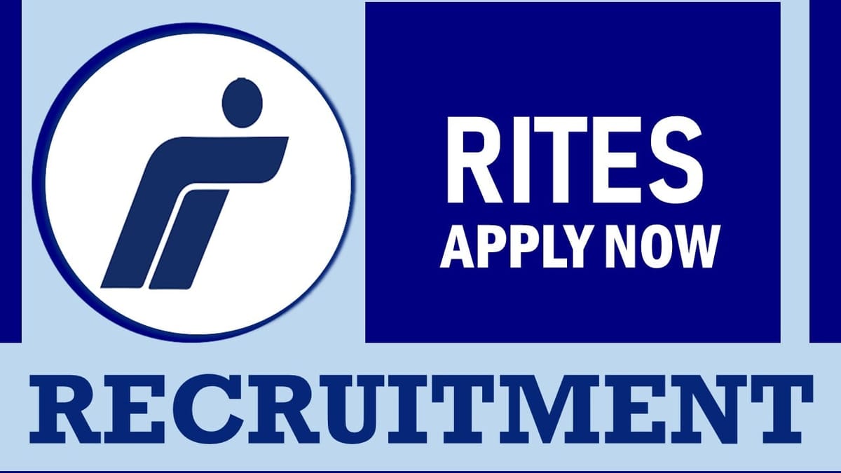 Rites Recruitment 2024: Vacancy Open For General Manager/ Group General Manager Post, Apply Now