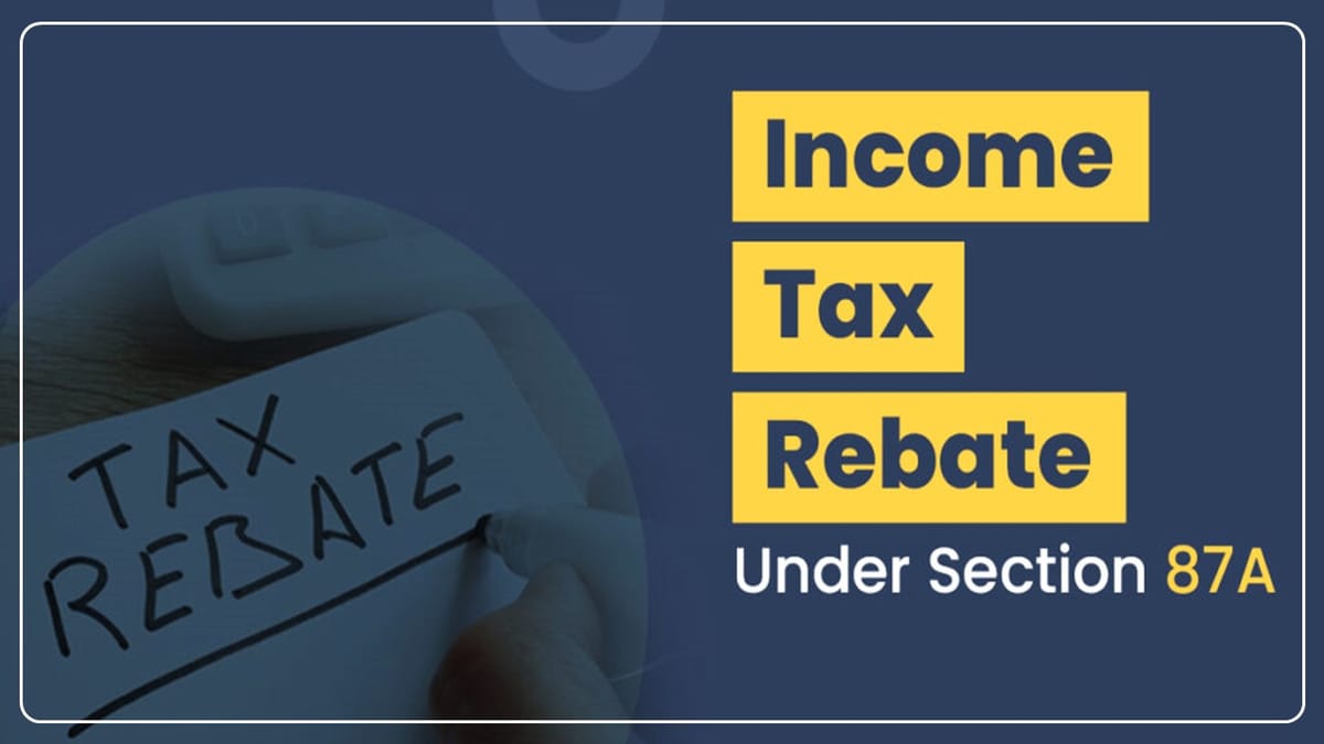 Rebate under Section 87A on Special Income under New Tax Regime