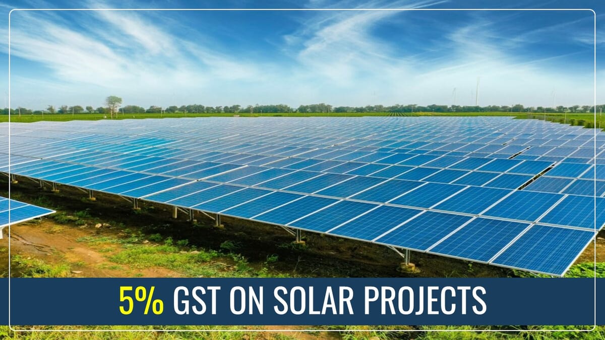 Andhra Pradesh High Court Rules Solar Projects Taxable at 5% GST