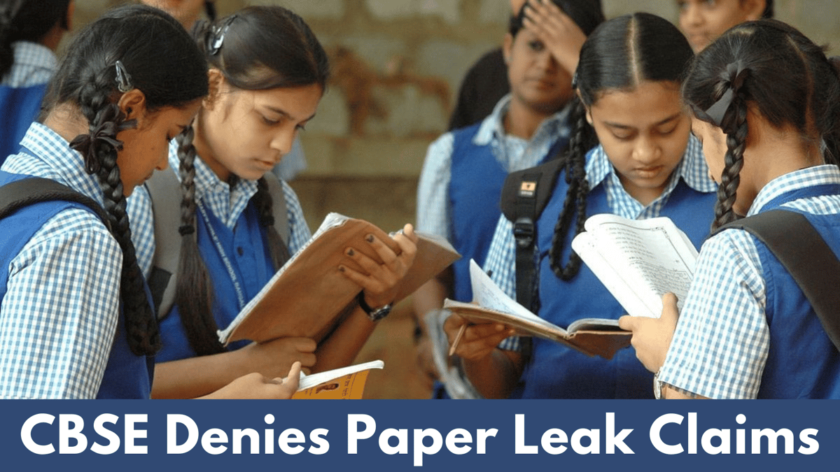 CBSE Denies Paper Leak Claims, Warns Against Fake News