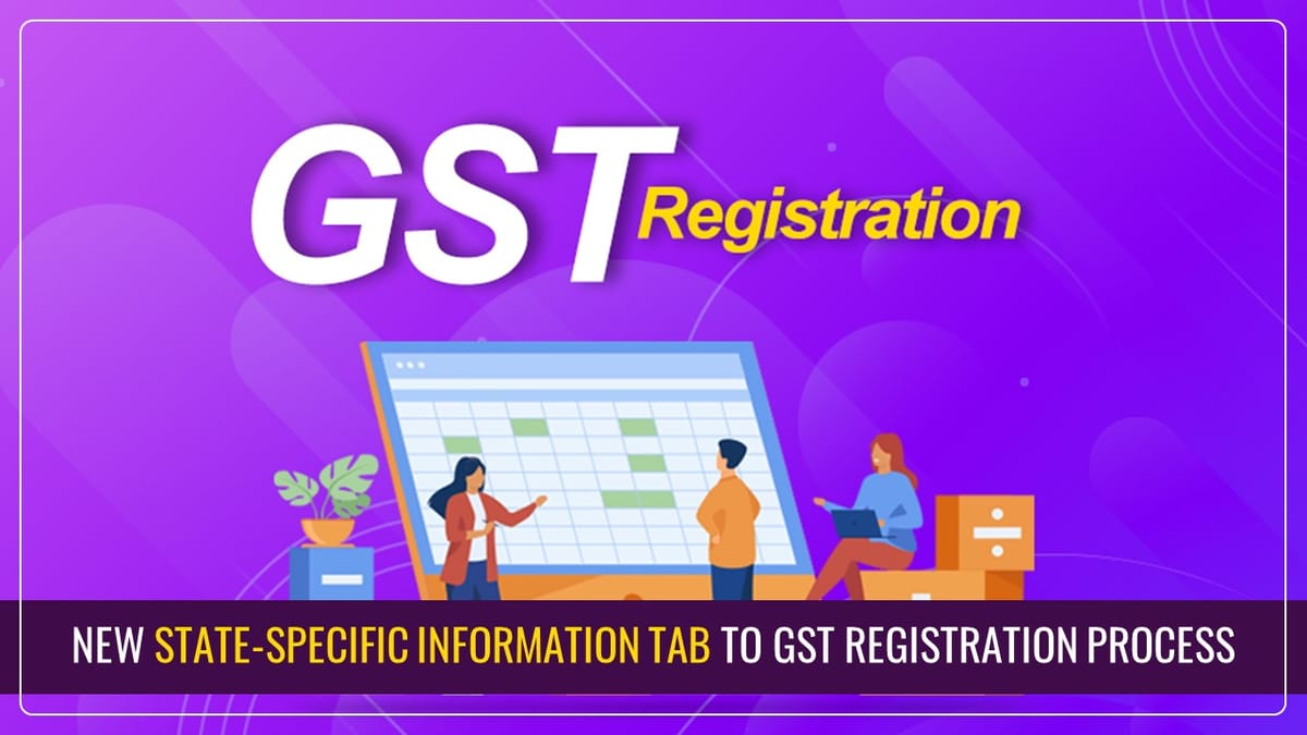 GSTN adds State-specific Information Tab to GST Registration Process of Rajasthan