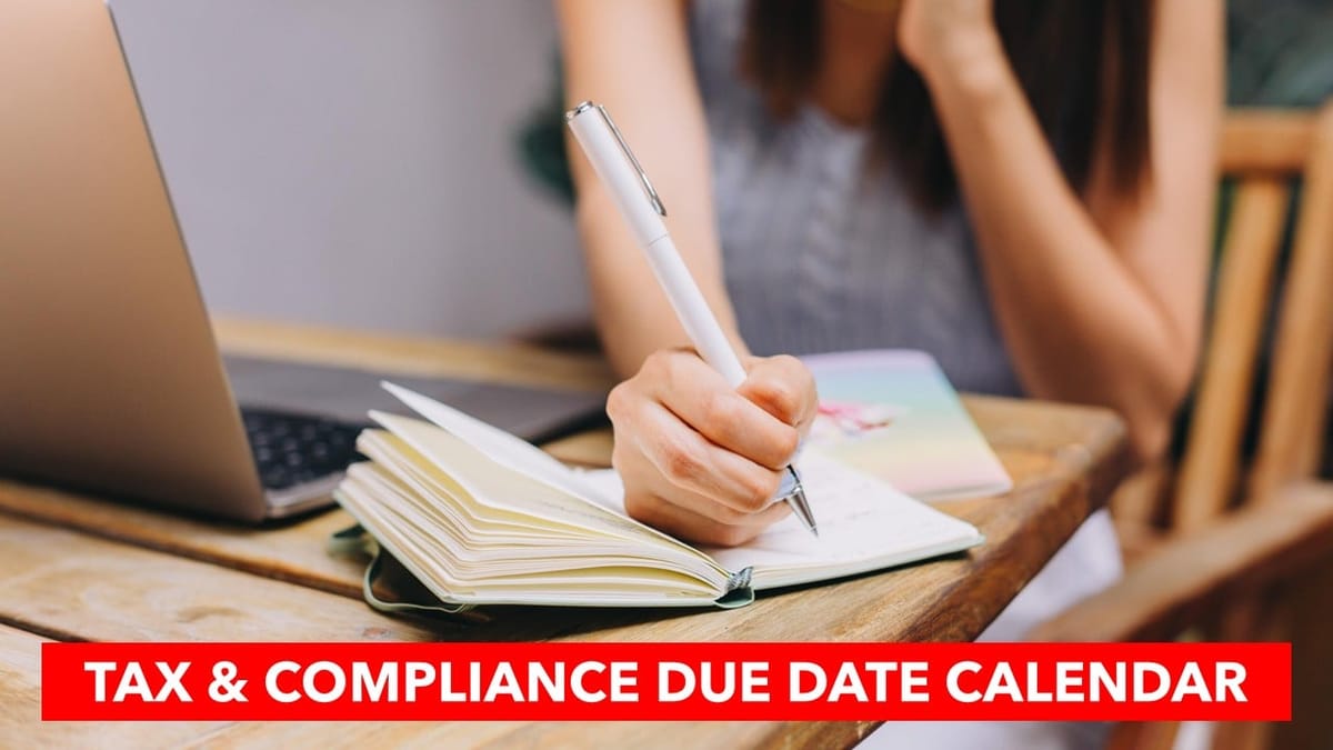 Tax & Compliance Due Date Calendar for April 2025