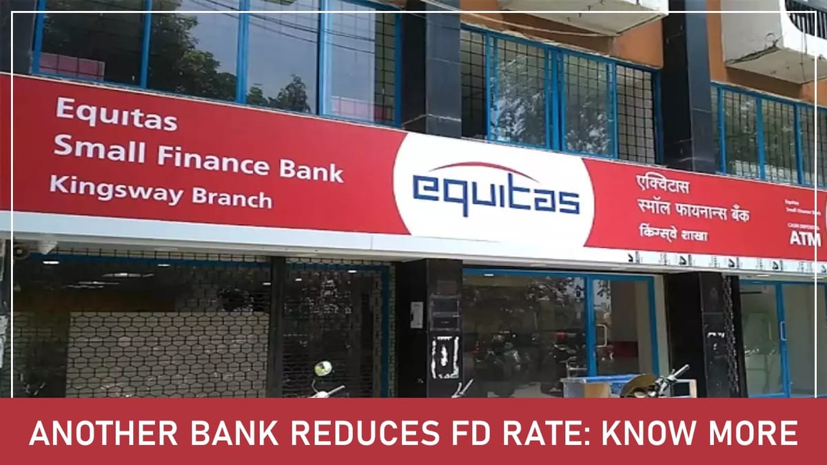 Another Bank Reduces FD Rate after Yes Bank: Know More