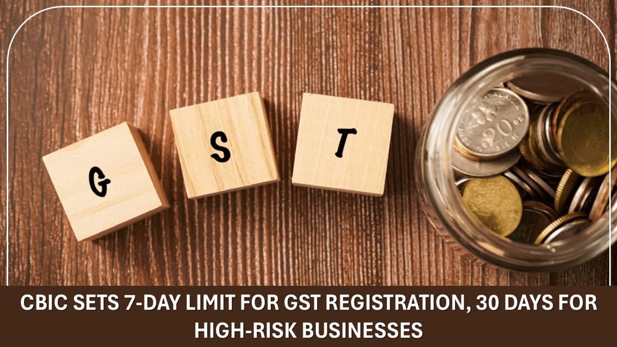 Get GST Number in 7-Days, 30 Days for High-Risk Businesses