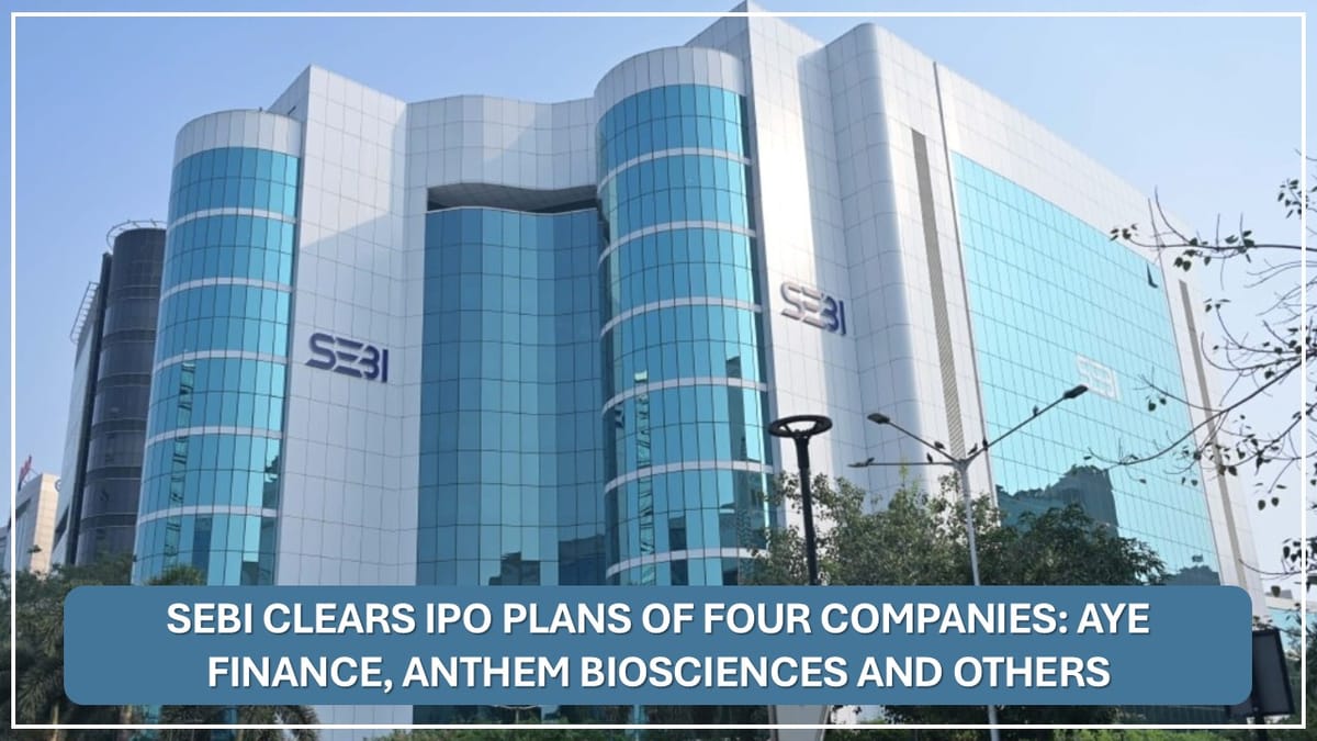 Breaking News for Share Market: SEBI Clears 4 New IPOs